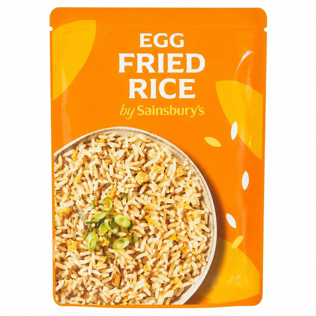 Sainsbury's Microwave Rice Egg Fried 250g