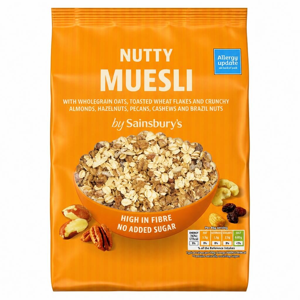 Sainsbury's Nutty Muesli 750g