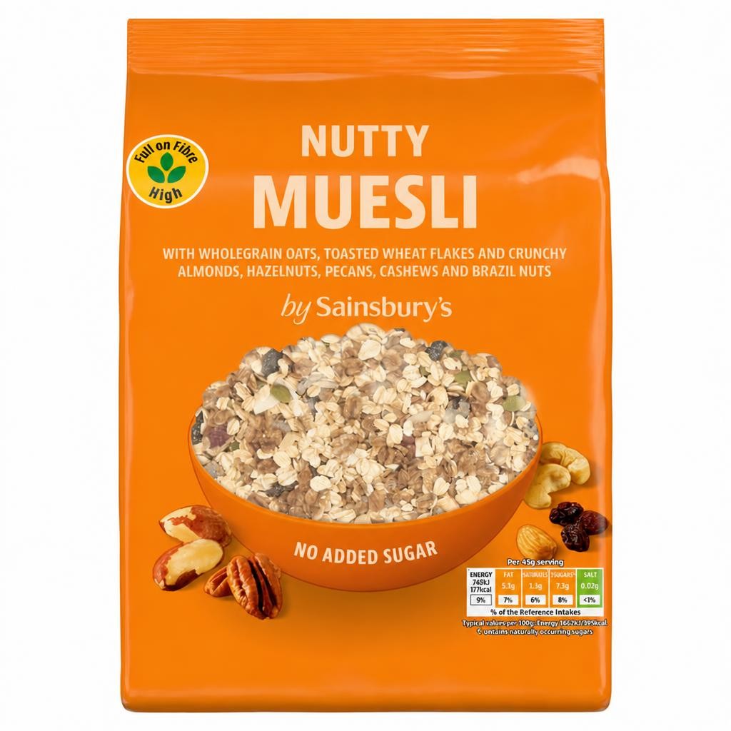 Sainsbury's Nutty Muesli 750g