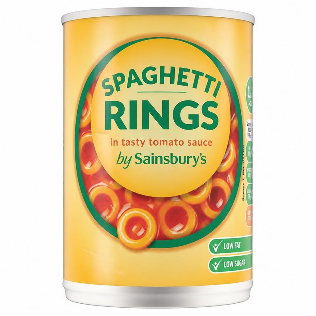 Sainsbury's Spaghetti Rings In Tomato Sauce 400g