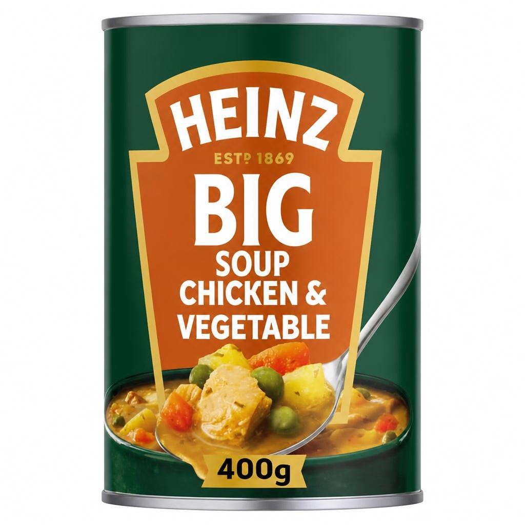 Heinz Chicken & Vegetable Chunky Big Soup 400g
