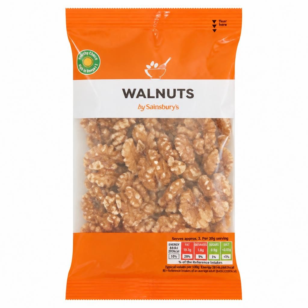 Sainsbury's Walnuts, Halves 100g