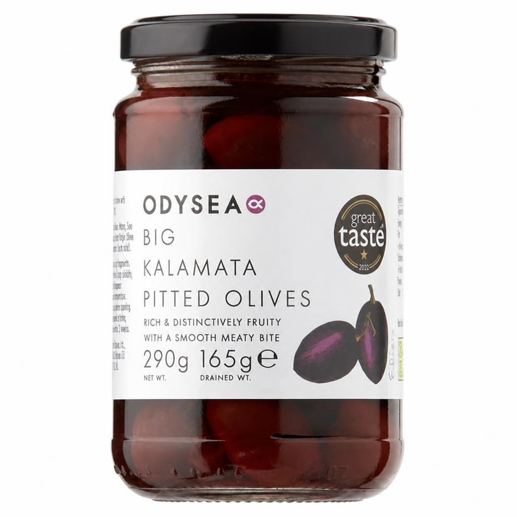 Odysea Greek Big Kalamata Pitted Olives 290g (165g*)