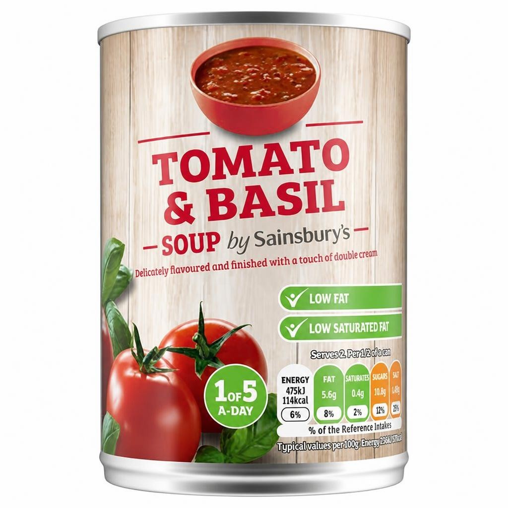 Sainsbury's Tomato & Basil Soup 400g