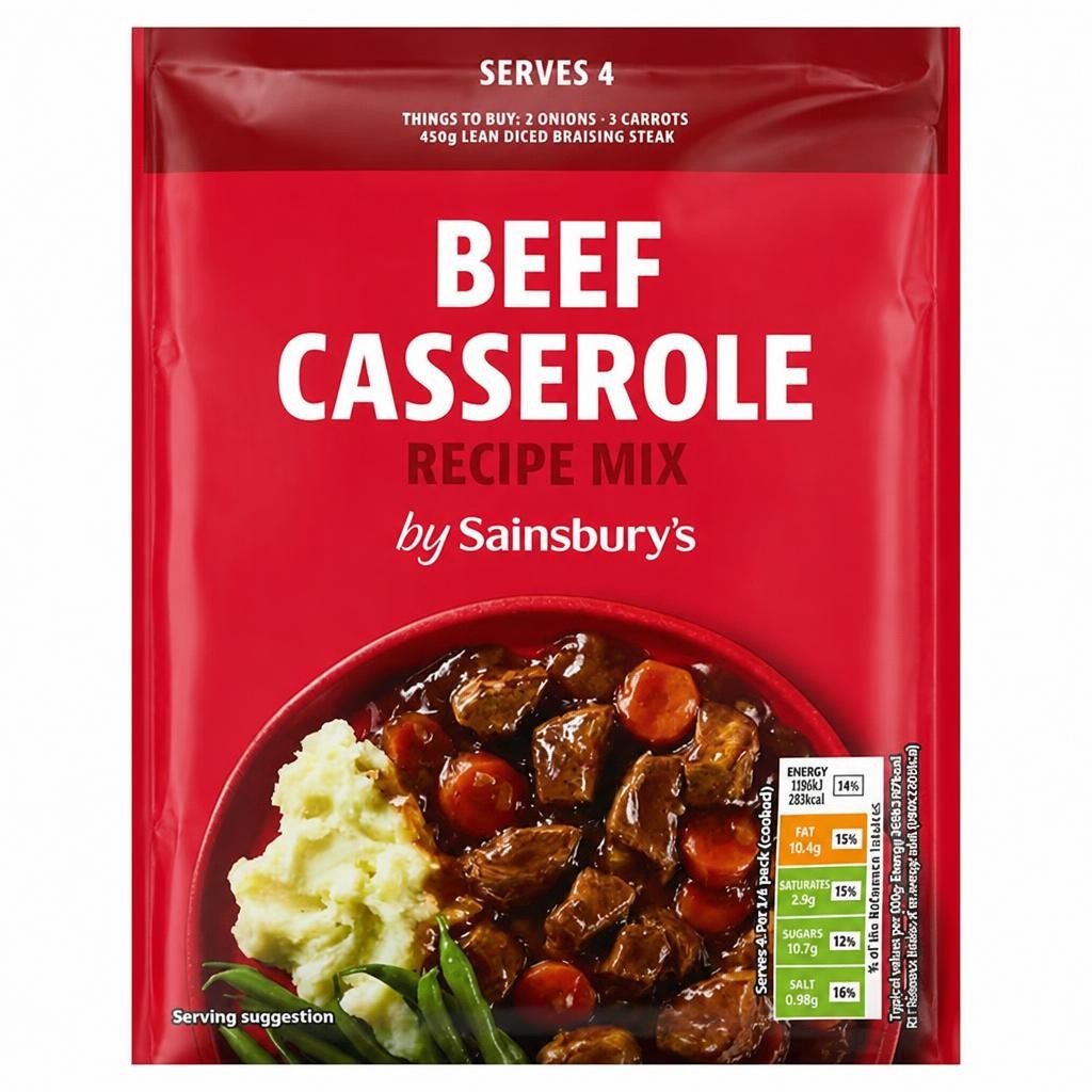 Sainsbury's 40g Beef Casserole Recipe Mix