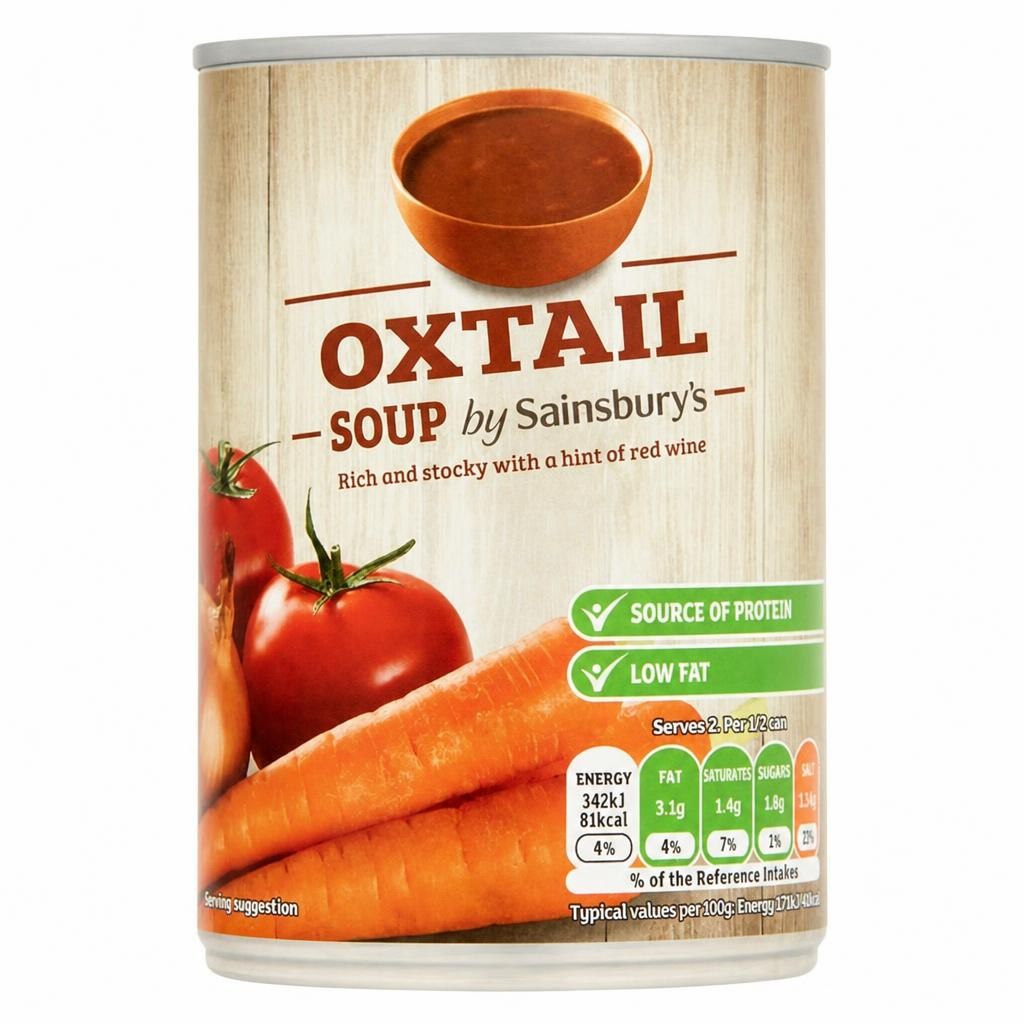 Sainsbury's Oxtail Soup 400g