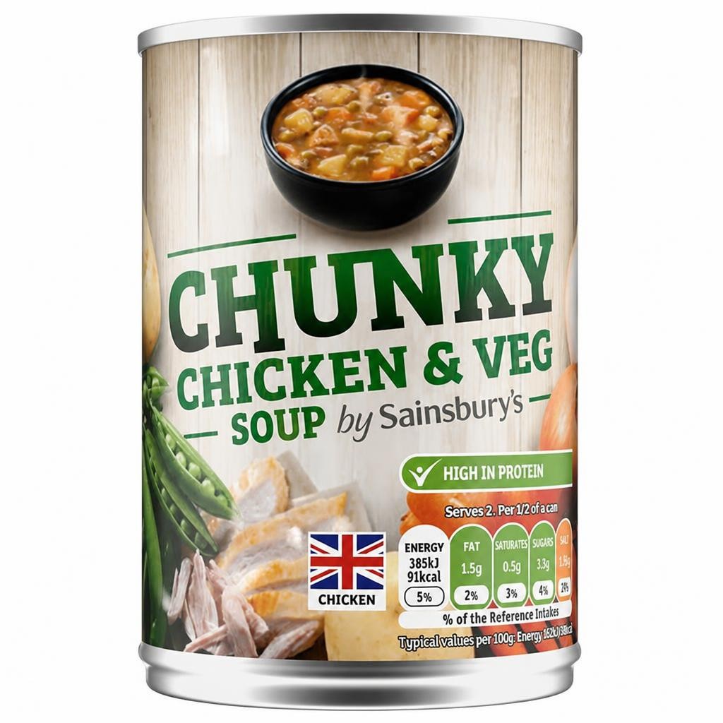 Sainsbury's Chunky Chicken & Vegetable Soup 400g