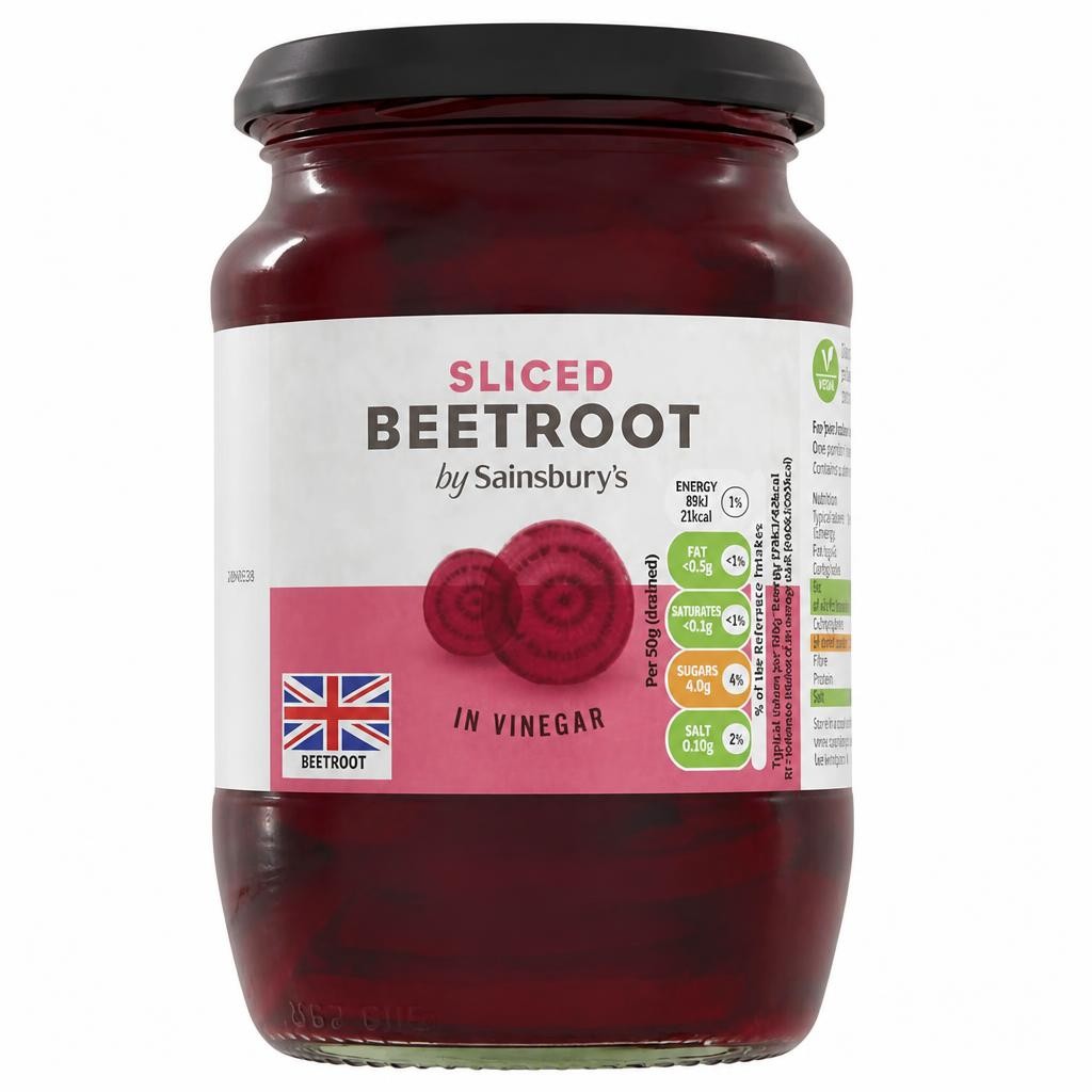 Sainsbury's Sliced Pickled Beetroot in Vinegar 710g (462g*)