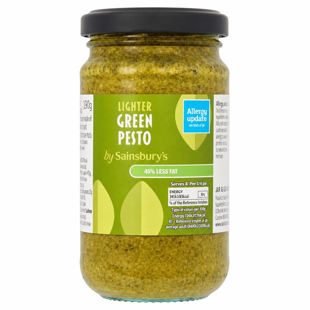 Sainsbury's Green Pesto, Light 190g