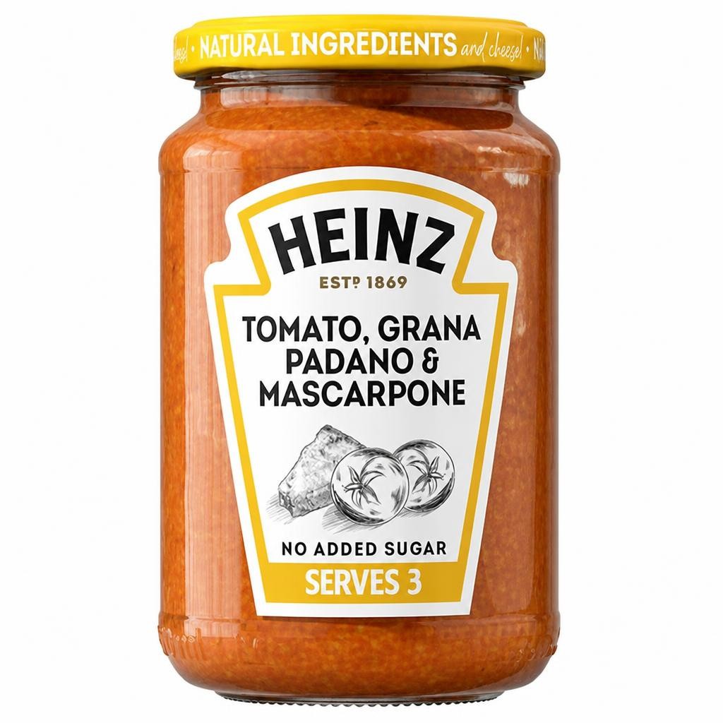 Heinz Tomato Grana Padano & Mascarpone Pasta Sauce 350g