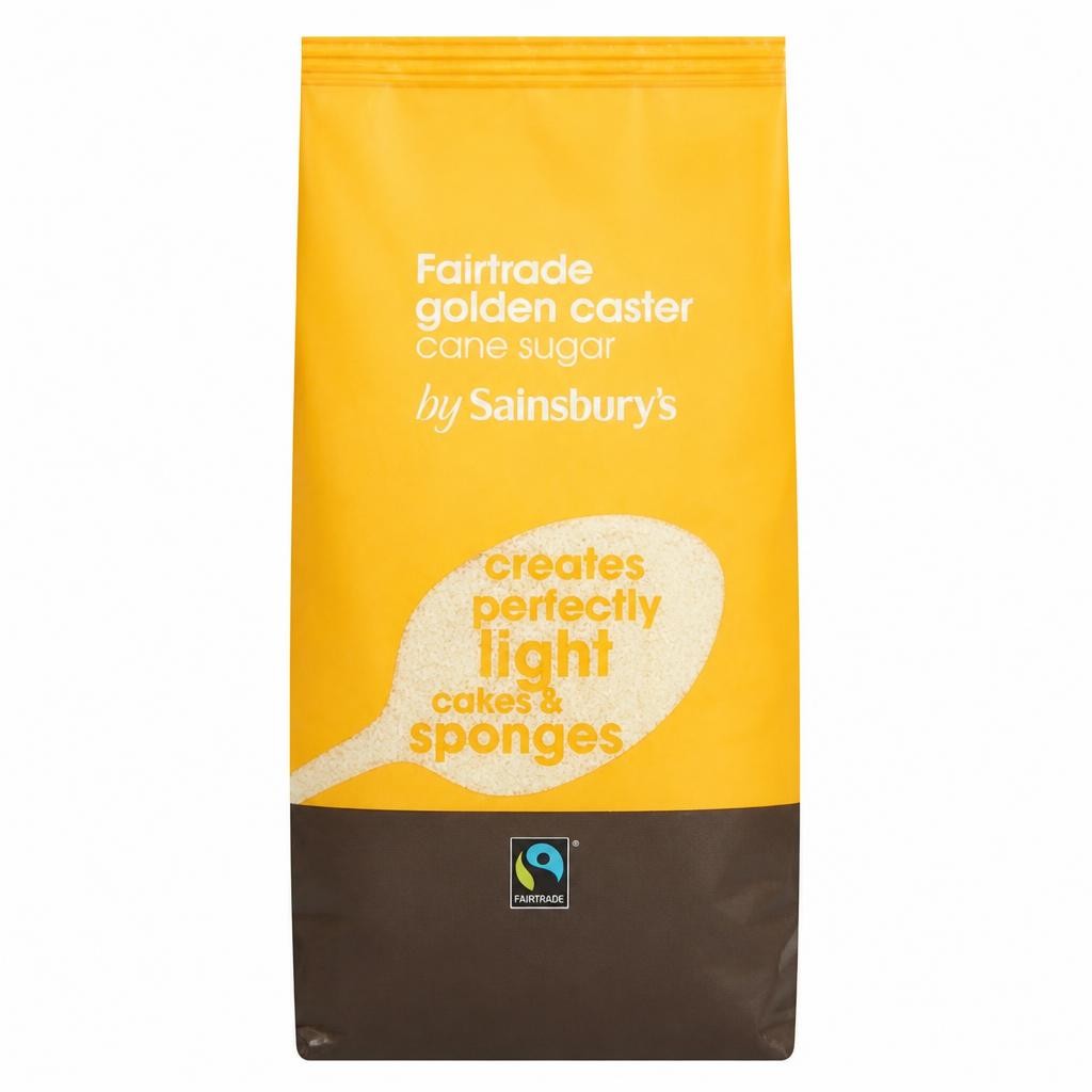 Sainsbury's Fairtrade Golden Caster Sugar 1kg