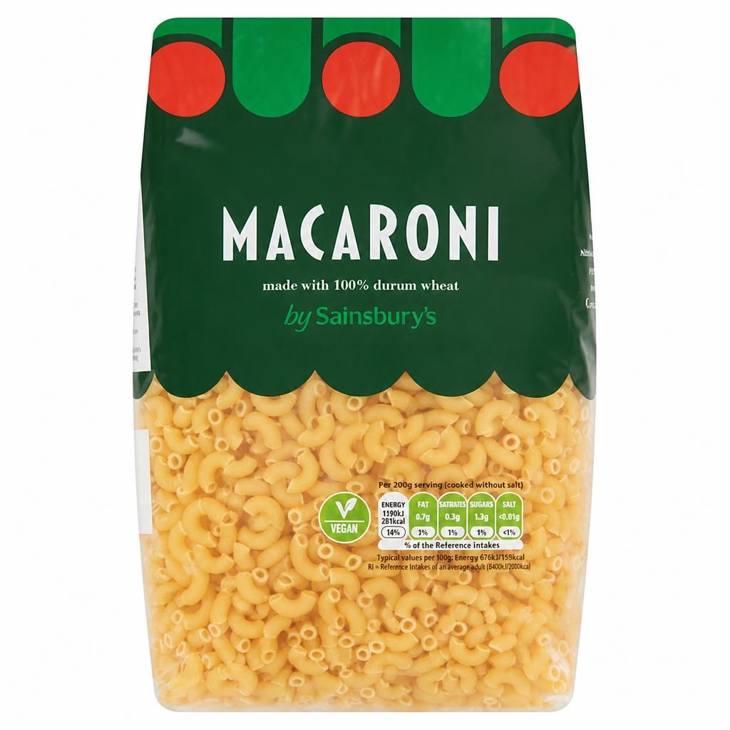 Sainsbury's Macaroni Pasta 1kg
