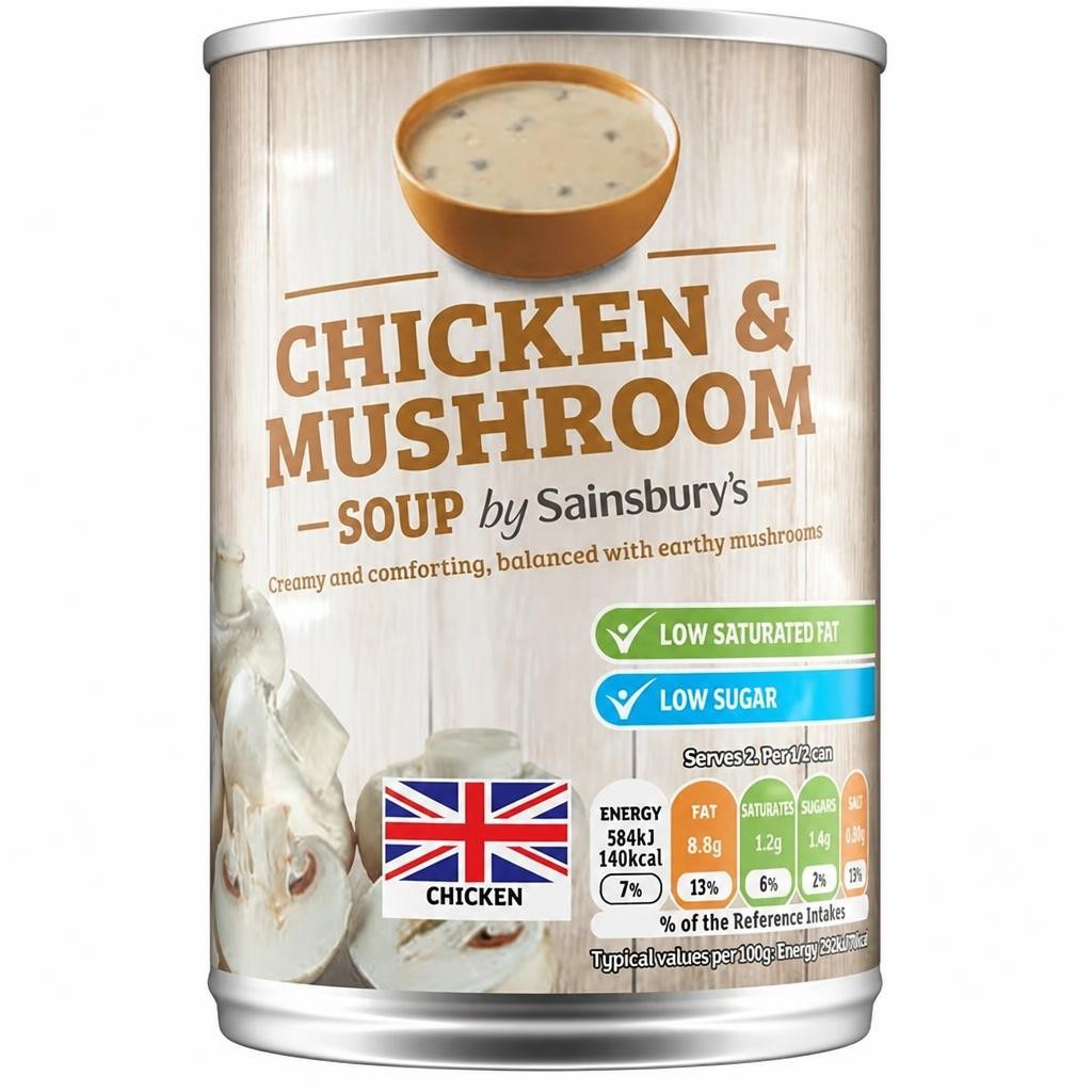 Sainsbury's Chicken & Mushroom Soup 400g