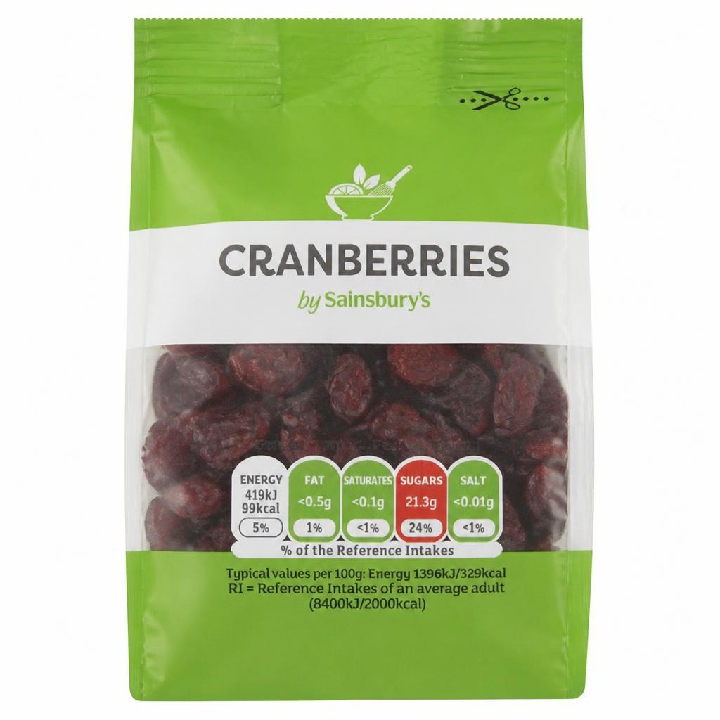 Sainsbury's Dried Cranberries 75g