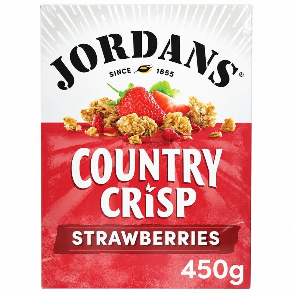 Jordans Country Crisp Sun Ripe Strawberry Breakfast Cereal 450g