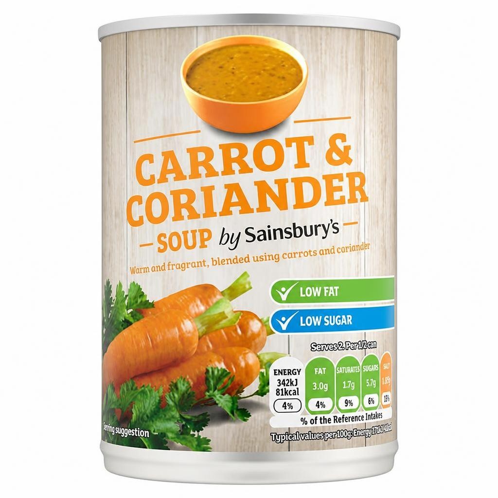 Sainsbury's Carrot & Coriander Soup 400g