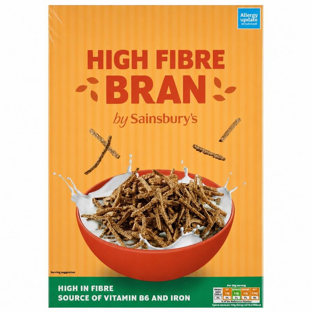 Sainsbury's High Fibre Bran 500g