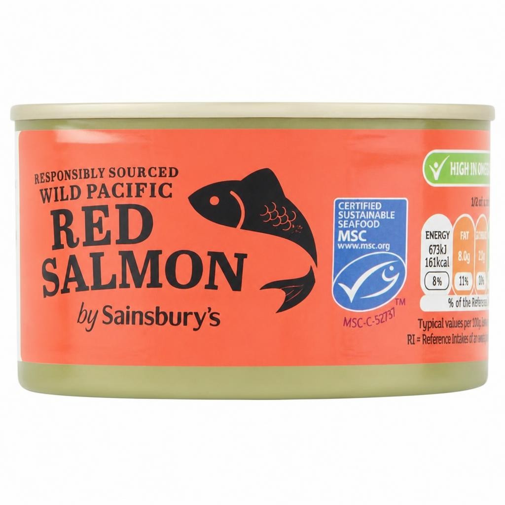 Sainsbury's Wild Pacific Red Salmon 212g