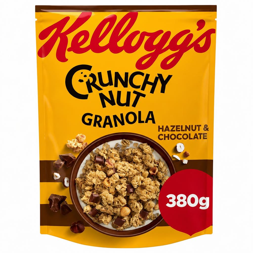 Kellogg's Crunchy Nut Hazelnut & Chocolate Granola 380g