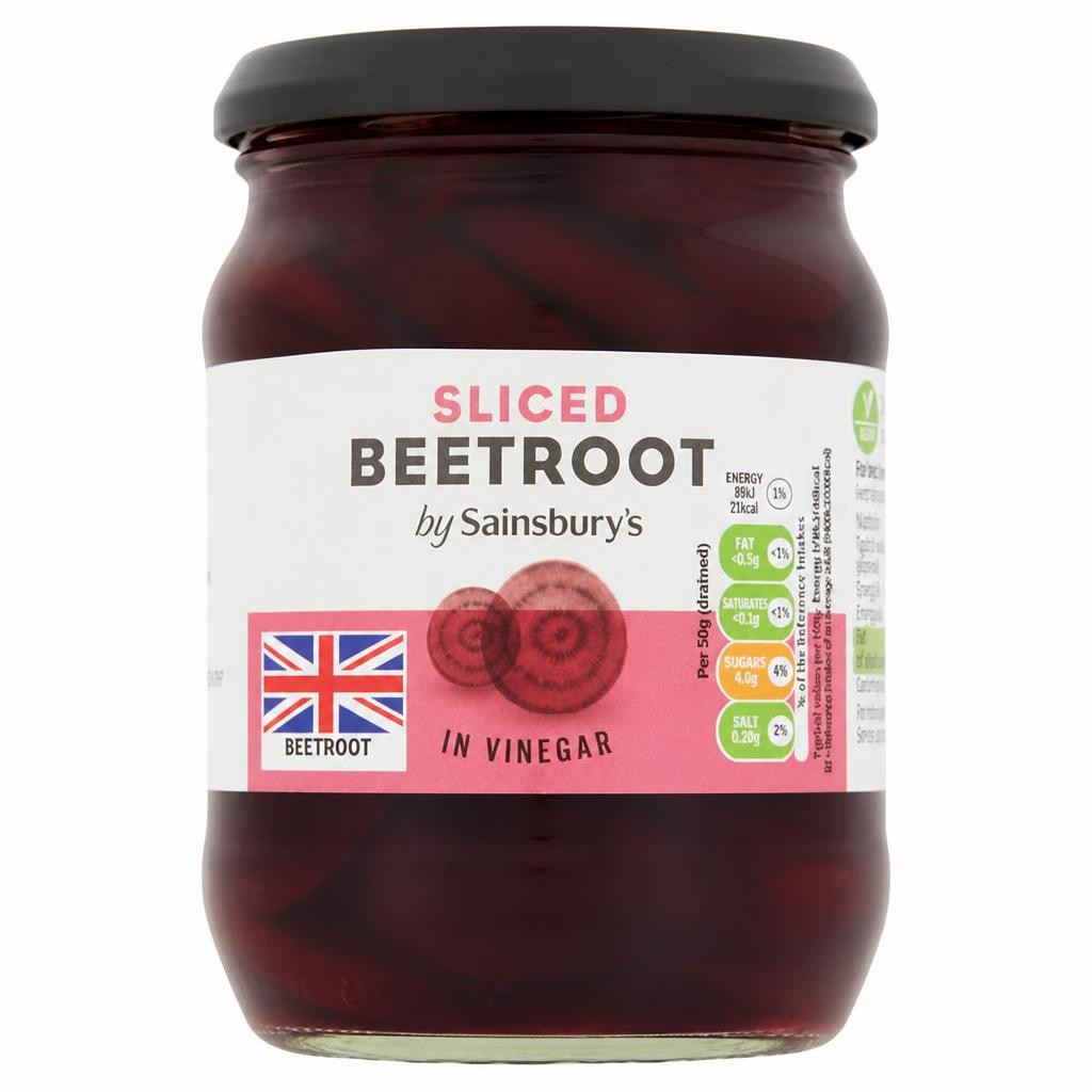 Sainsbury's Sliced Pickled Beetroot in Vinegar 340g (215g*)
