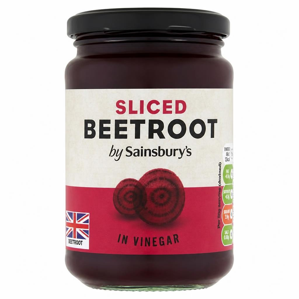 Sainsbury's Sliced Pickled Beetroot in Vinegar 340g (215g*)