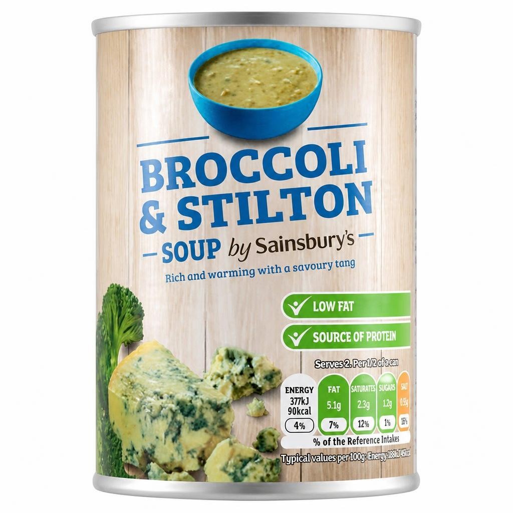 Sainsbury's Broccoli & Stilton Soup 400g