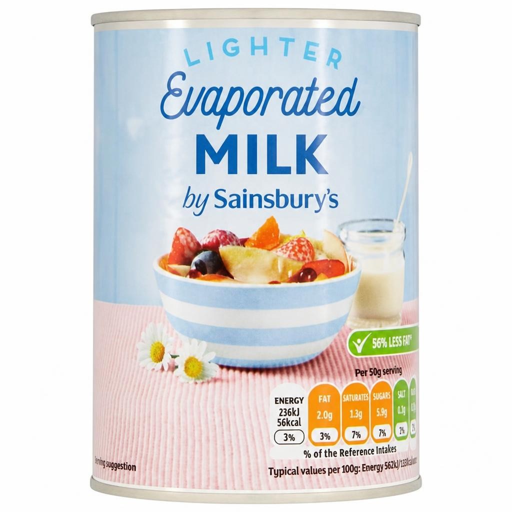 Sainsbury's Light Evaporated Milk 410g