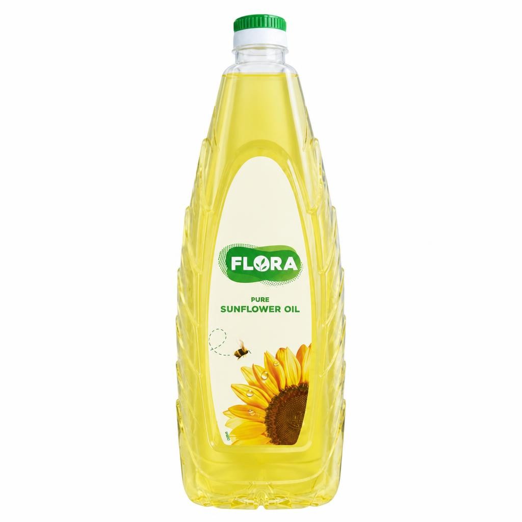 Flora Pure Sunflower Oil with Vitamin E 1L