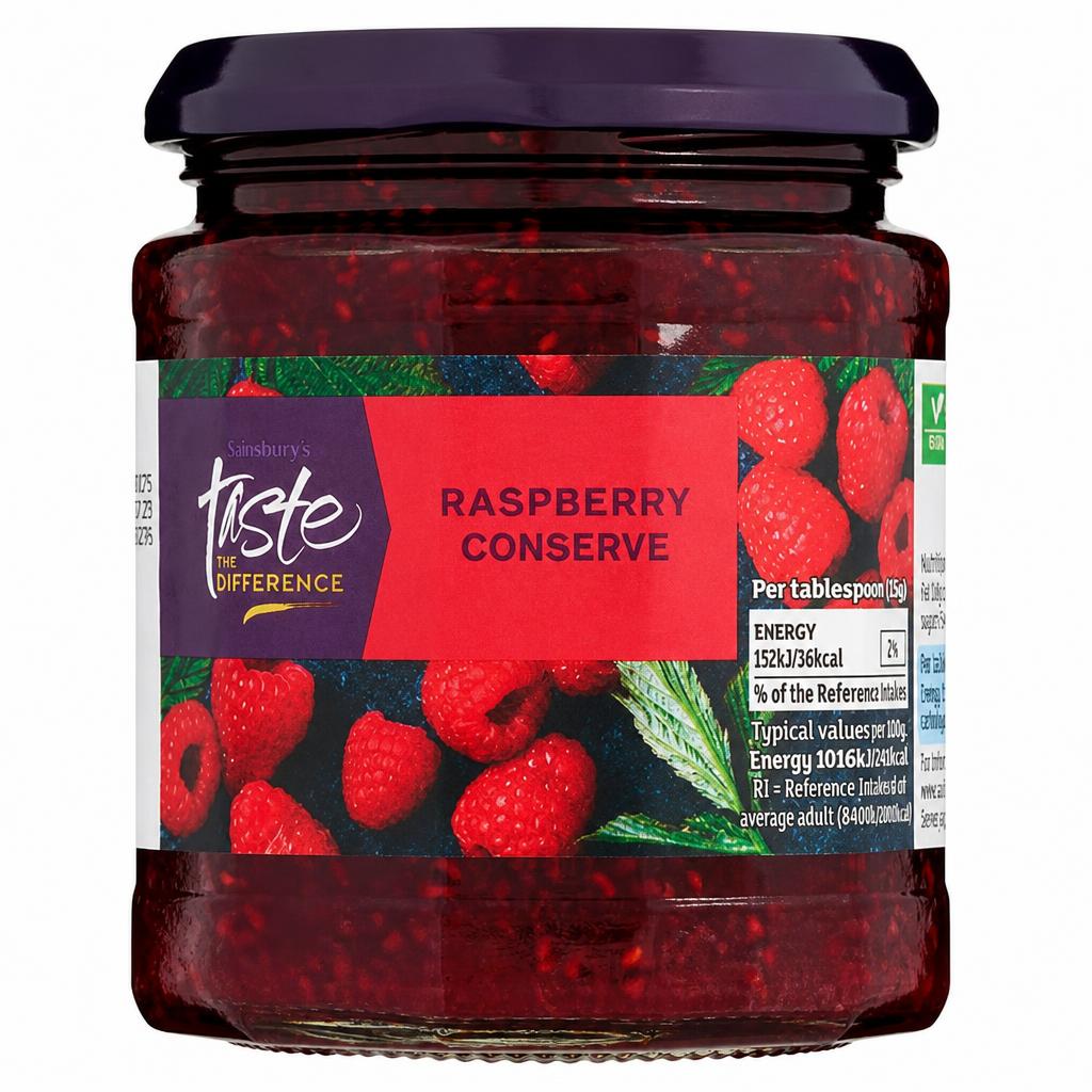 Sainsbury's Raspberry Conserve, Taste the Difference 340g