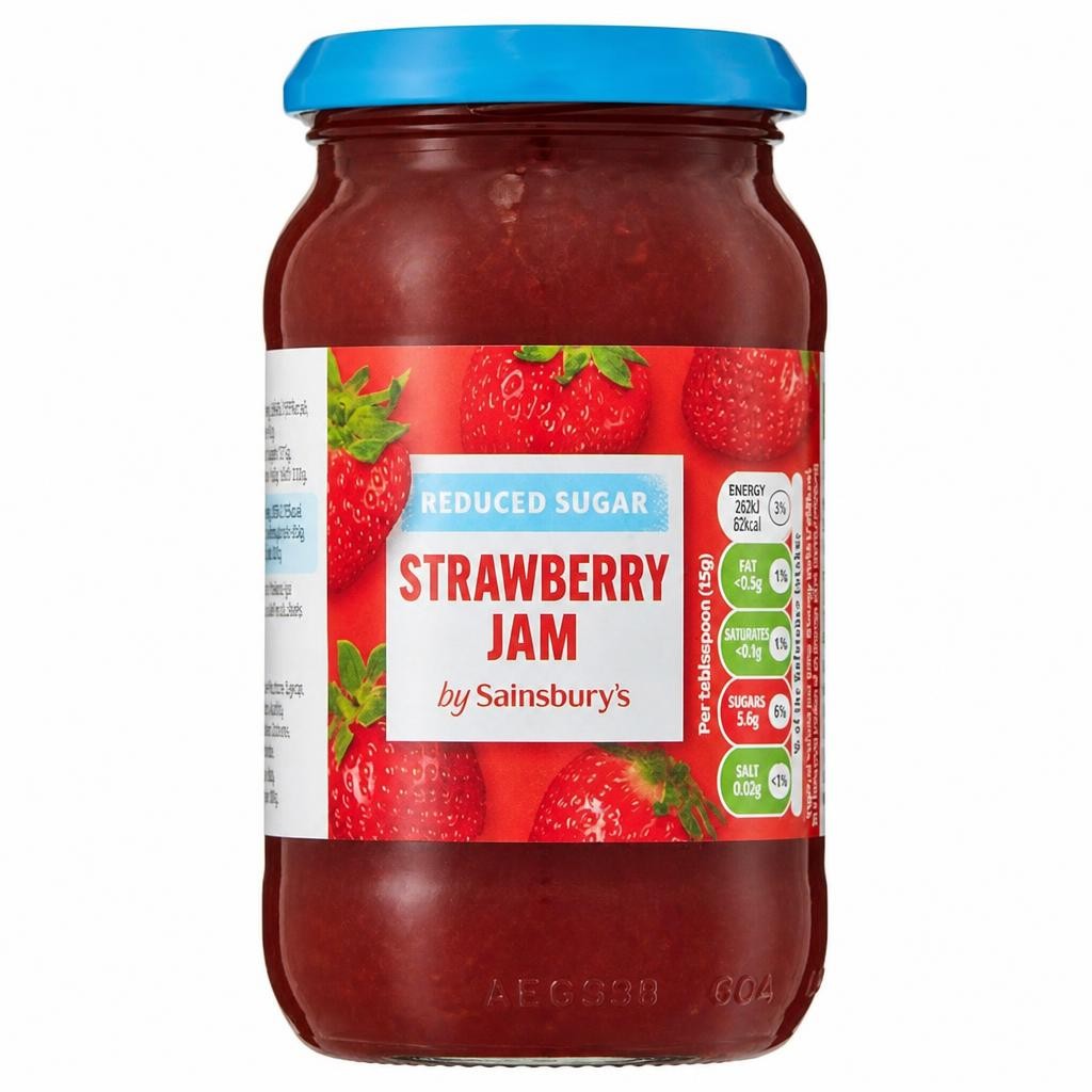 Sainsbury's Reduced Sugar Strawberry Jam 415g