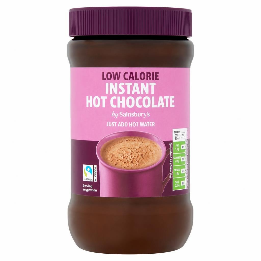 Sainsbury's Low Calorie Instant Fairtrade Hot Chocolate 250g