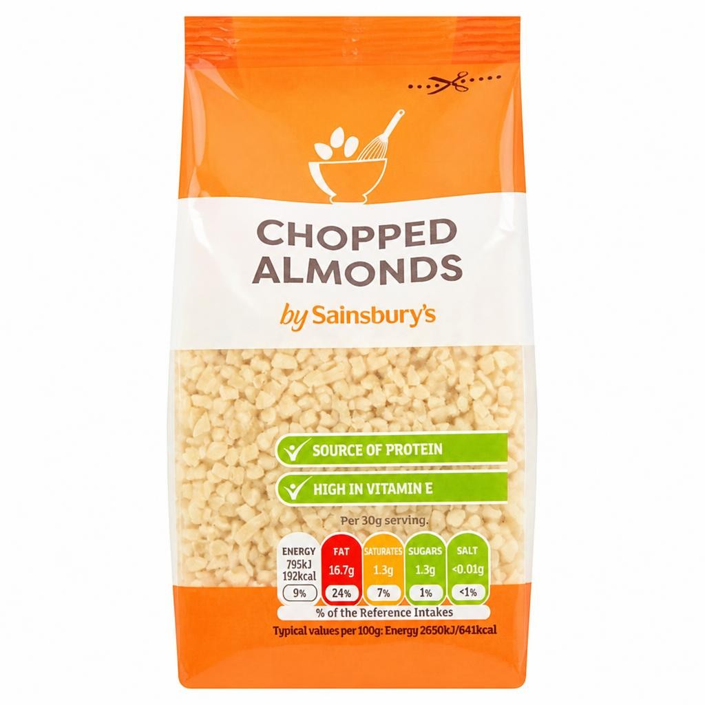 Sainsbury's Almonds Chopped 100g