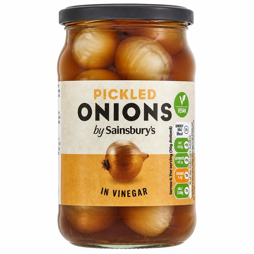 Sainsbury's Pickled Onions in Vinegar 440g (200g*)
