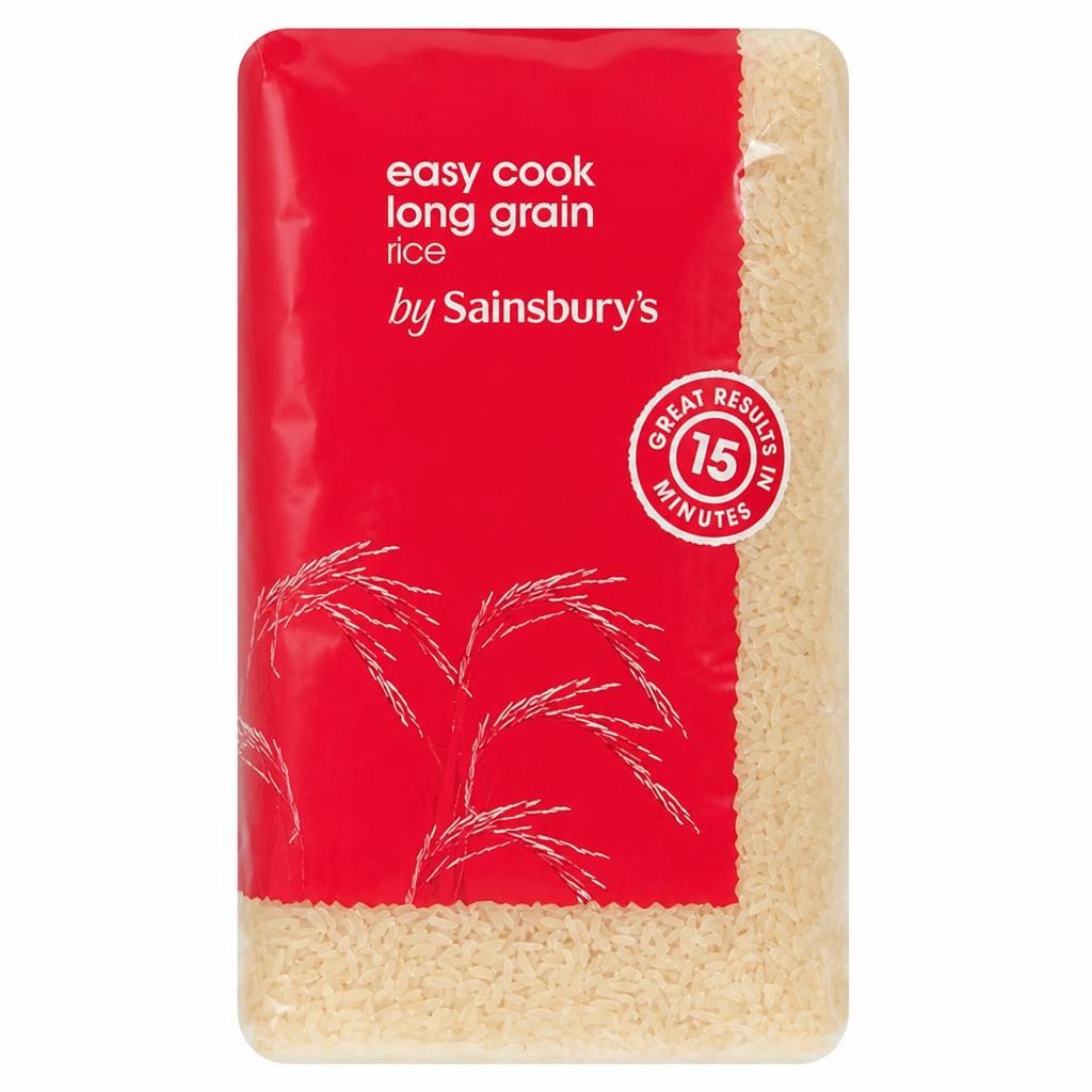 Sainsbury's Easy Cook Long Grain White Rice 2kg
