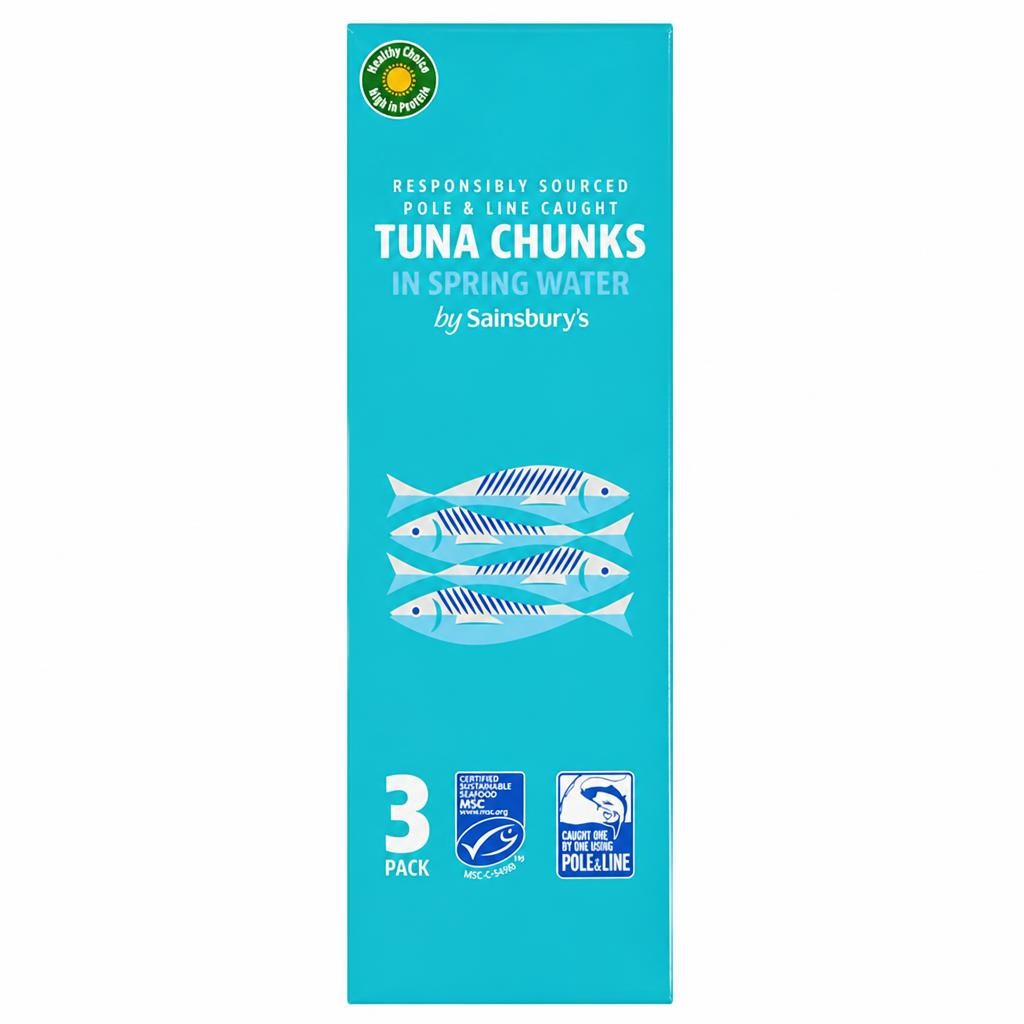 Sainsbury's Tuna Chunks in Spring Water 3x80g