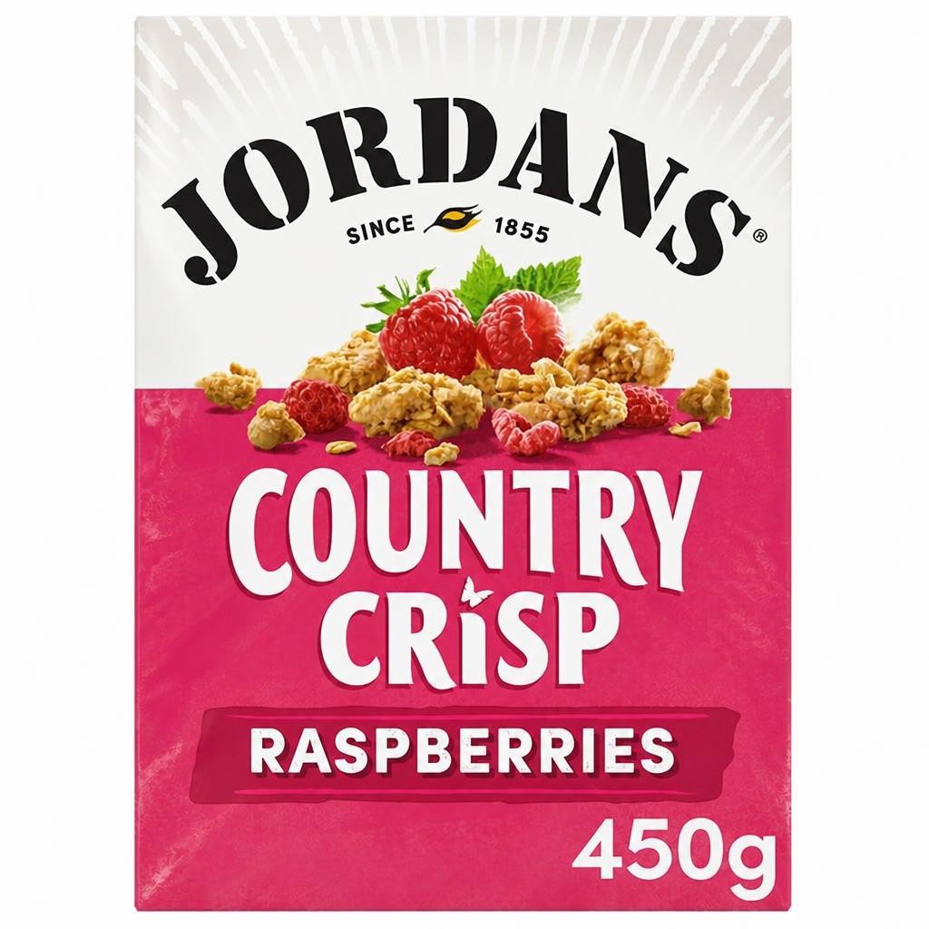 Jordans Country Crisp Raspberry Breakfast Cereal 450g