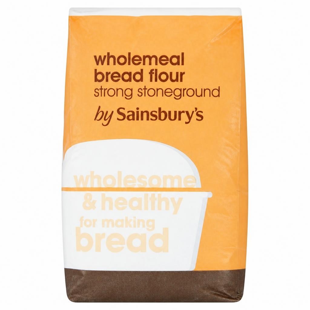 Sainsbury's Strong Stoneground 100% Wholemeal Flour 1.5kg