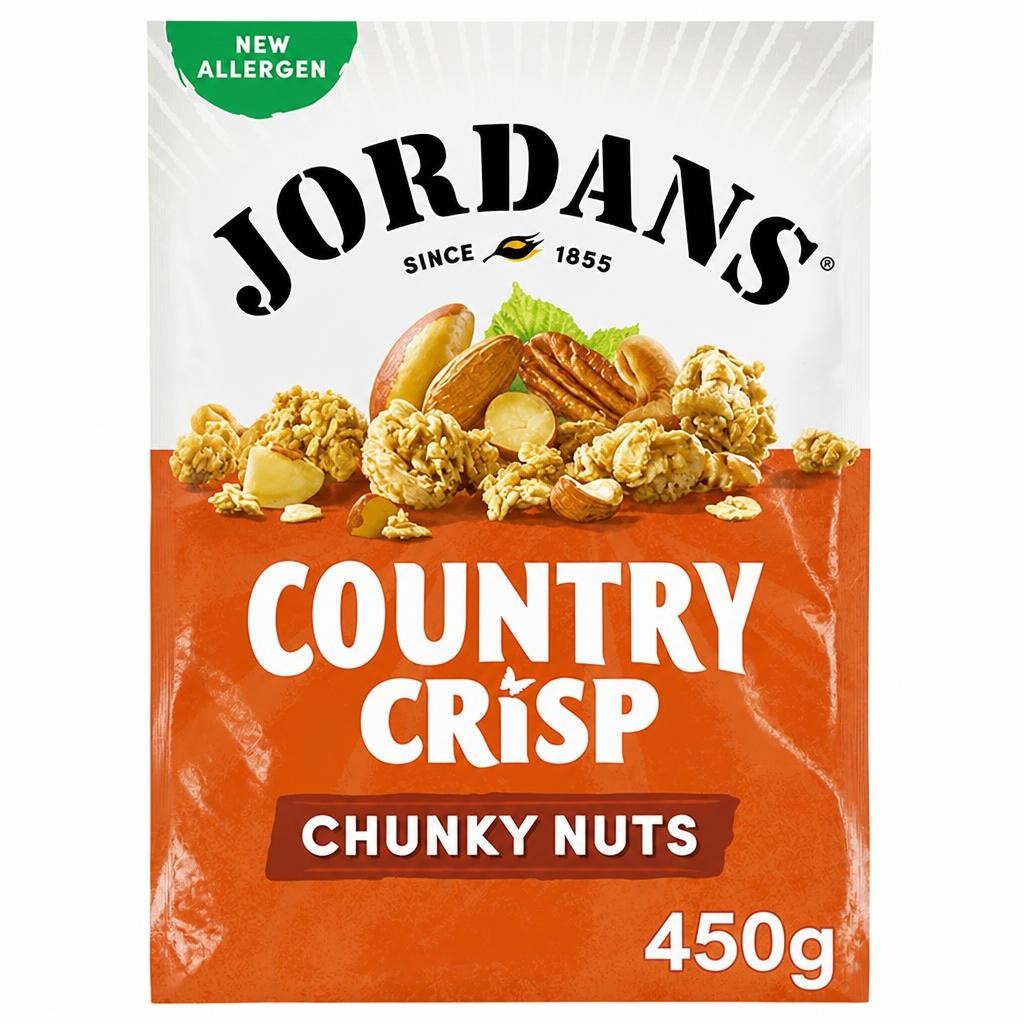 Jordans Country Crisp Breakfast Cereal with Chunky Nuts 450g