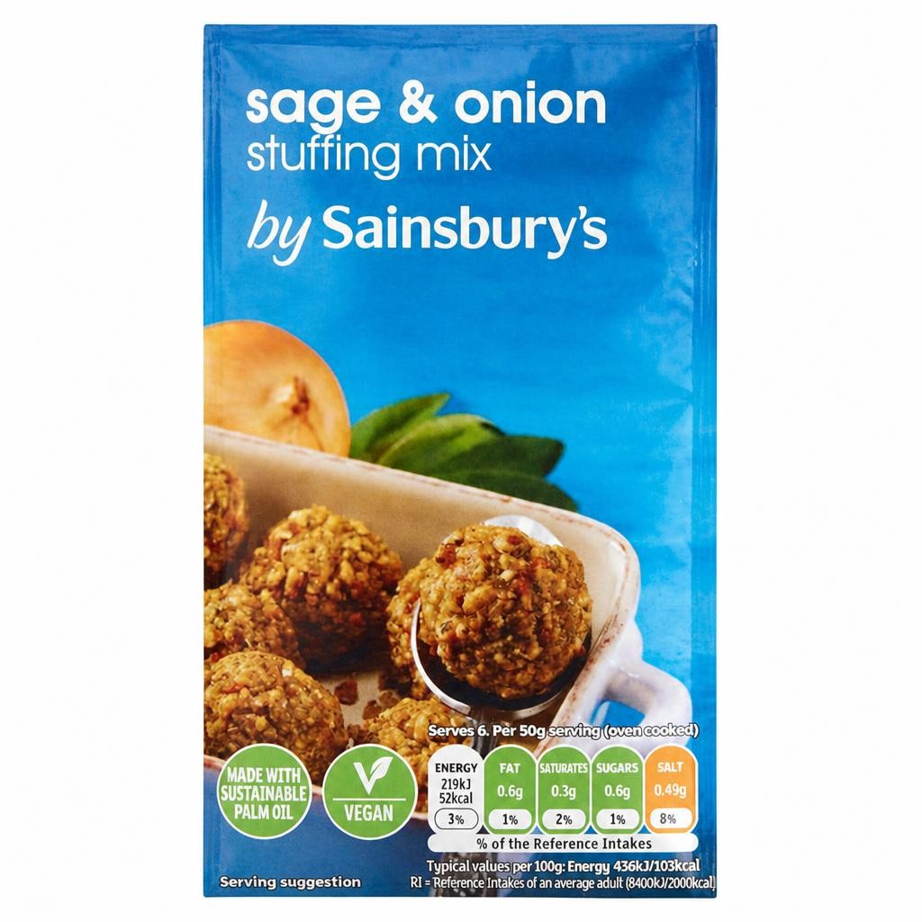 Sainsbury's Sage & Onion Stuffing Mix 85g
