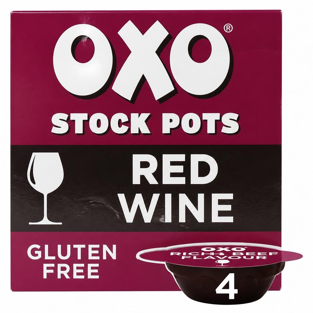 Oxo Red Wine Stock Pots x4 20g