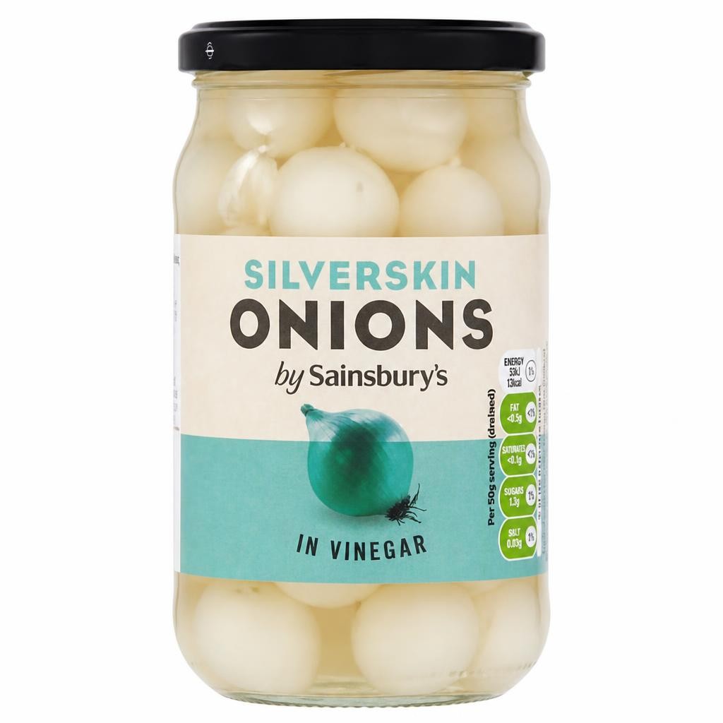 Sainsbury's Silverskin Onions in Vinegar 440g (230g*)