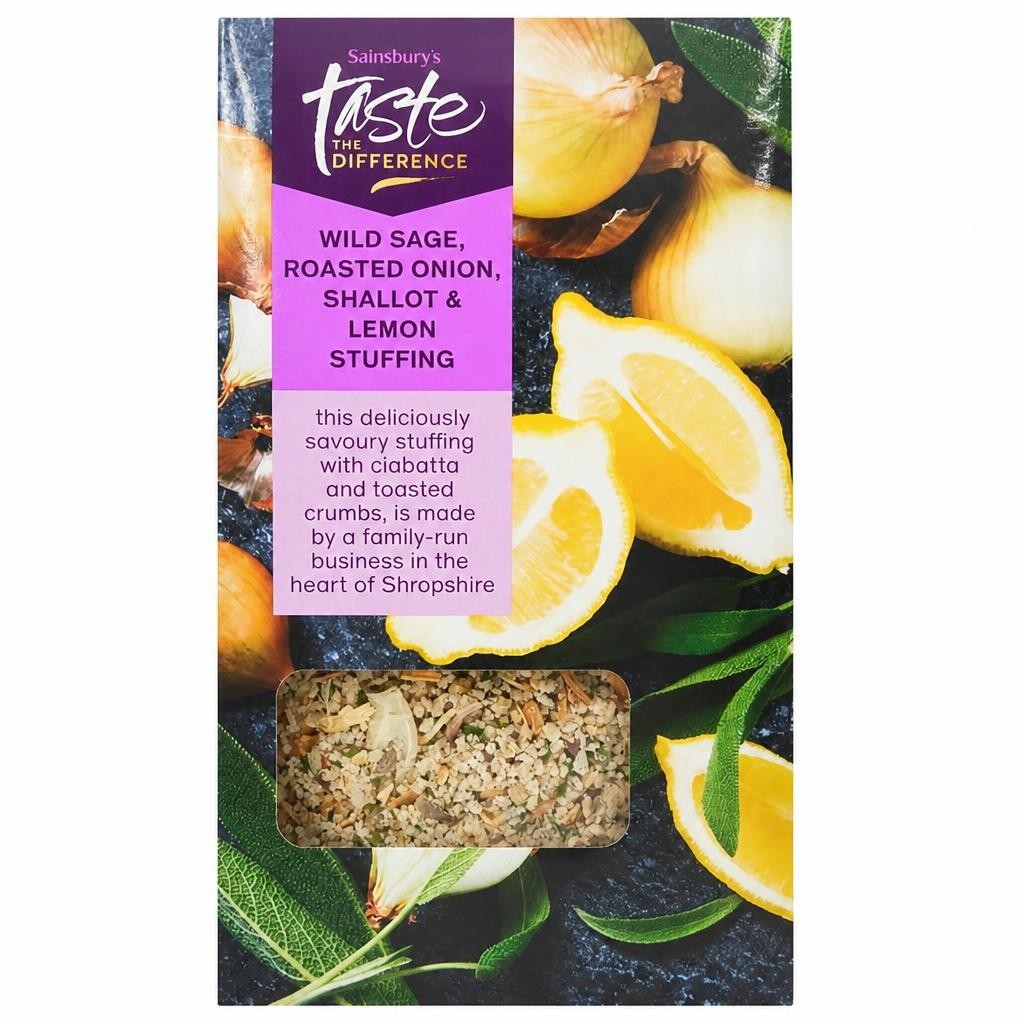Sainsbury's Sage Roast Onion & Shallot Stuffing, Taste the Difference 110g