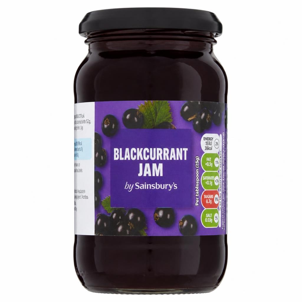 Sainsbury's Blackcurrant Jam 454g