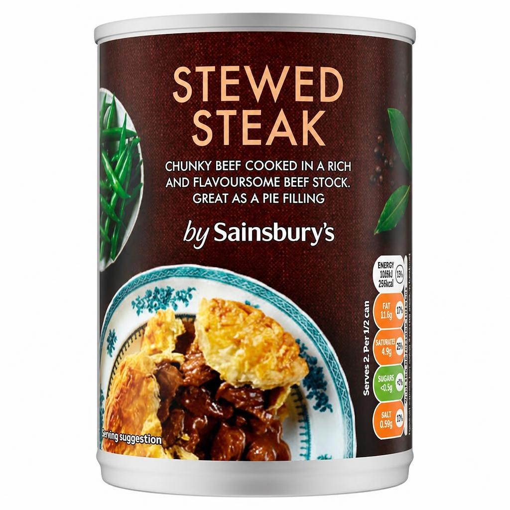 Sainsbury's Stewed Steak In Gravy 392g