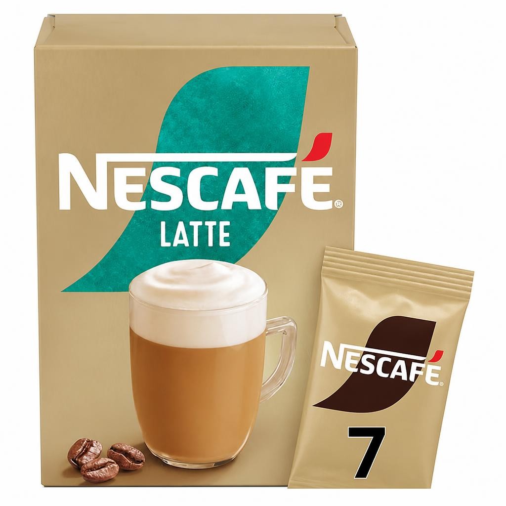 Nescafe Latte Instant Coffee Sachets x7 126g