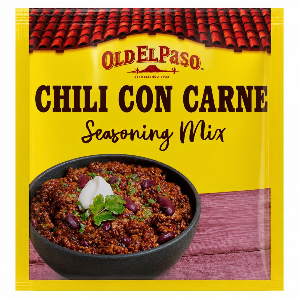 Old El Paso Mexican Mild Chilli Seasoning Mix 39g