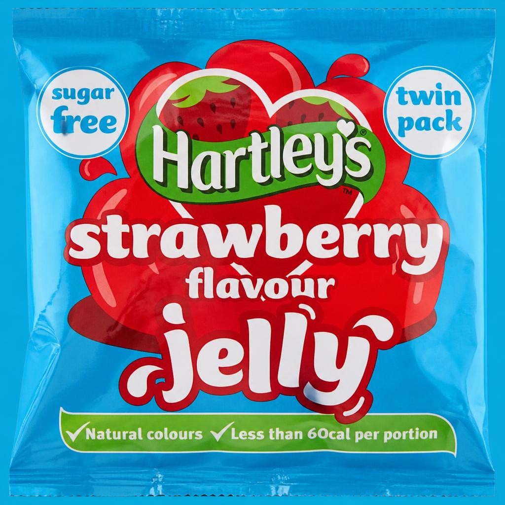 Hartley's Sugar Free Strawberry Jelly Twin Pack 23g