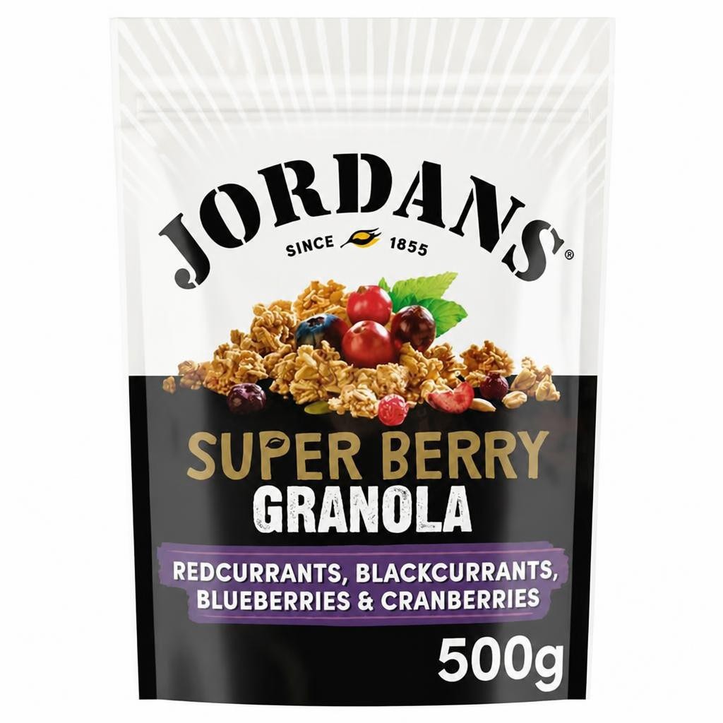 Jordans Super Berry Granola Breakfast Cereal 500g