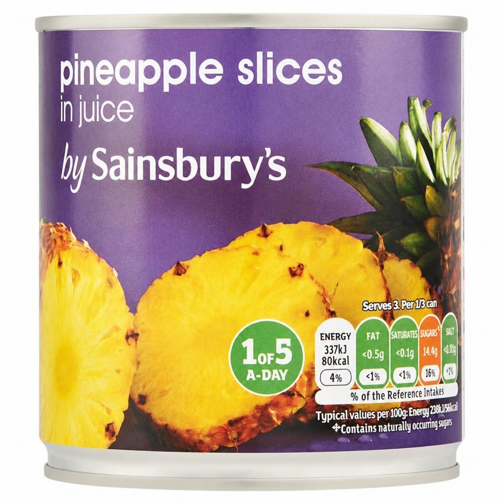 Sainsbury's Pineapple Slices in Juice 425g