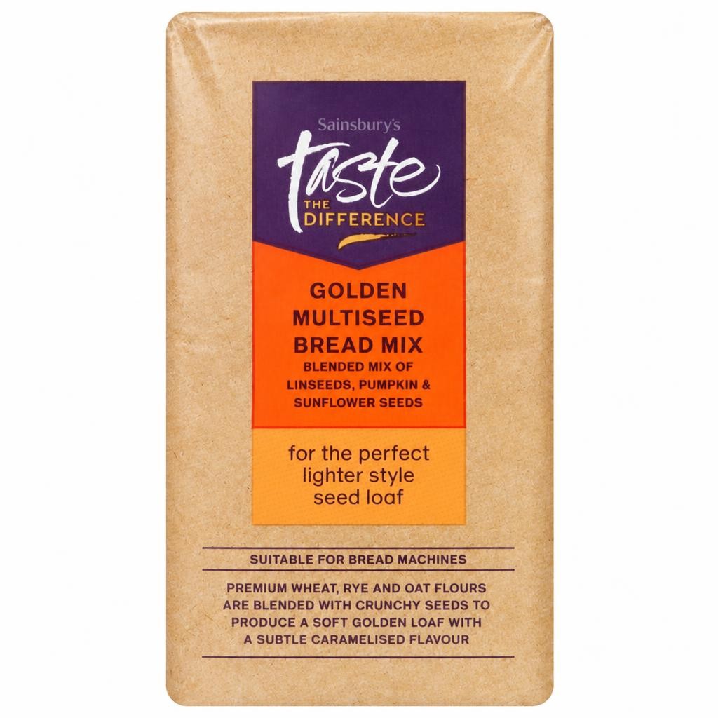 Sainsbury's Golden Multiseed Bread Mix, Taste the Difference 500g